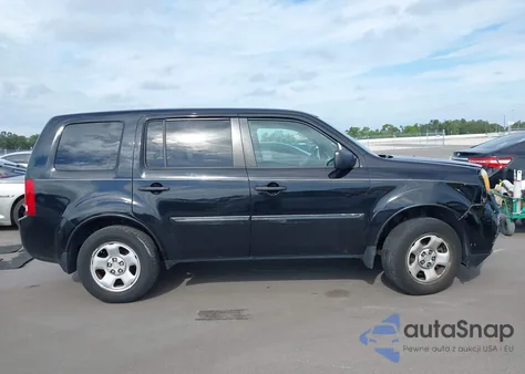 2013 Honda Pilot Lx z USA, uszkodzony, nr VIN 5FNYF3H24DB044230